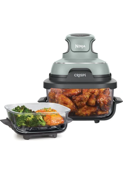 Crıspi 4-In-1 Taşınabilir Cam Hazneli Pişirme Sistemi - Sage Green